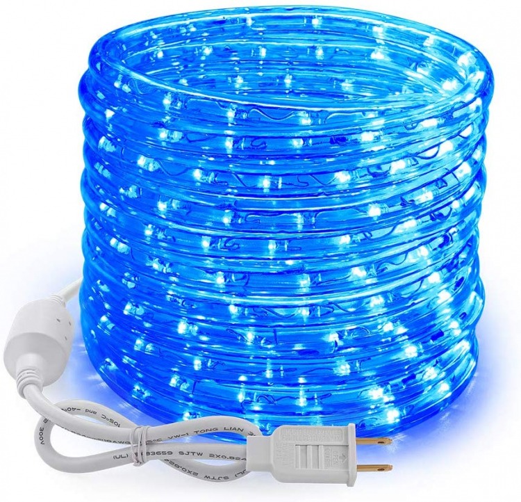 1,000 Sq. Ft. Blue Rope Light