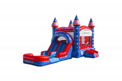 Stars & Stripes Bounce House Combo
