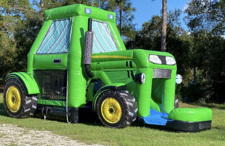 Tractor Combo Bounce House