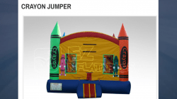 Crayon Bounce House