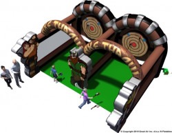 Axe Throwing, Inflatable