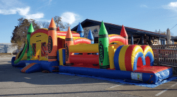 CC1 1641924730 Coloring Bounce House Combo With Obstacle