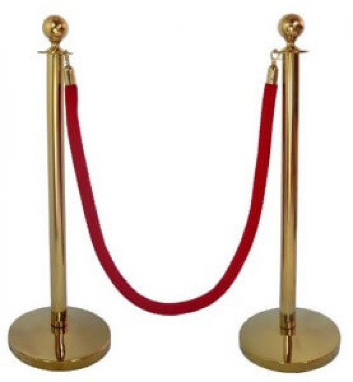 Gold Stanchions