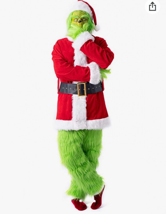 Christmas Green Monster-costume