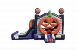 Jack-O-Lantern Bounce House Combo