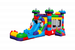 Mega Block Bounce House Combo