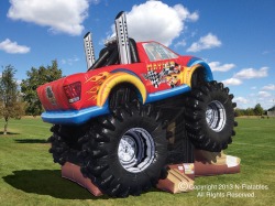 monster Truck Bounce House Combo