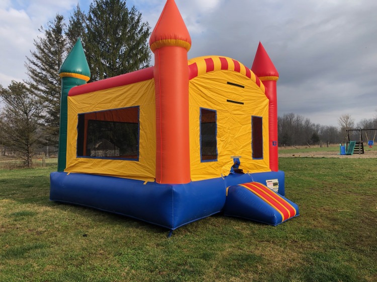 Rainbow Castle Bounce House