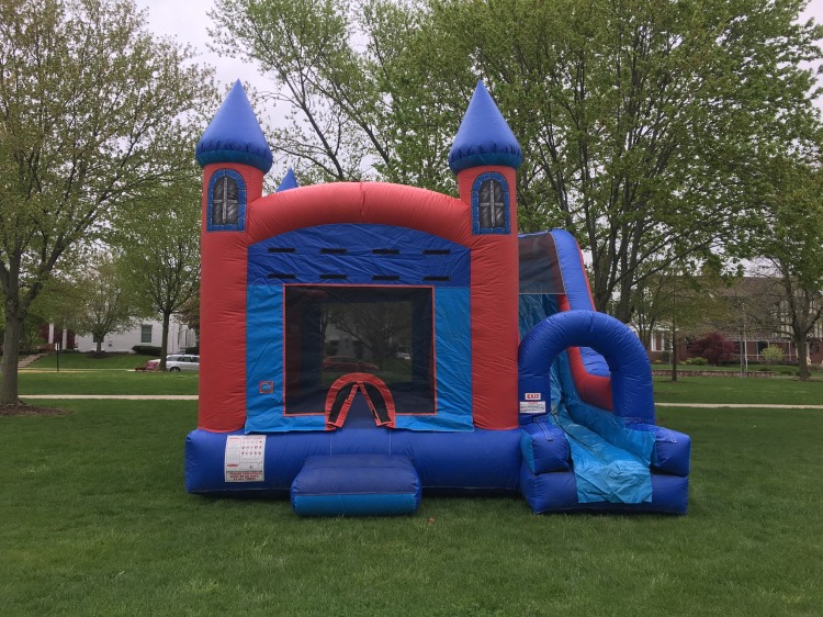 Red & Blue Jump  Bounce House Combo