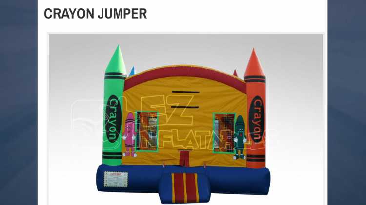 Crayon Bounce House